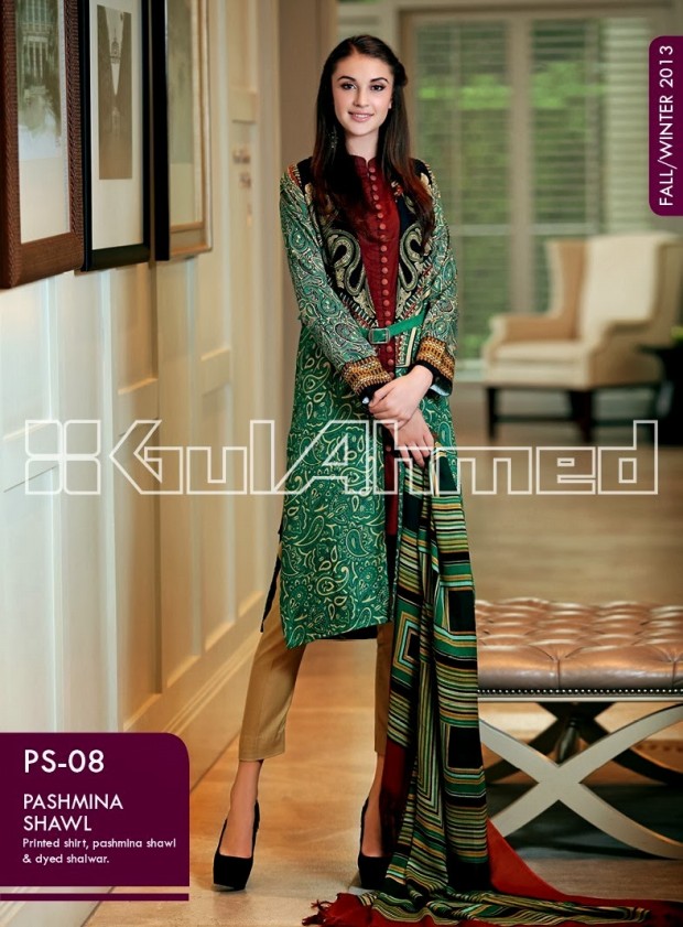 Beautiful-Cute-Girls-New-Fashionable-Dress-Design-by-Gul-Ahmed-Fall-Winter-Collection-2013-14-17