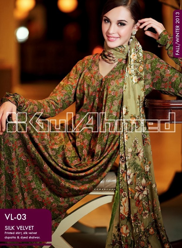 Beautiful-Cute-Girls-New-Fashionable-Dress-Design-by-Gul-Ahmed-Fall-Winter-Collection-2013-14-19