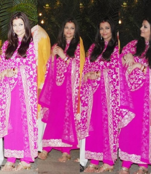 Aishwarya Wear Beautiful Diwali Dress Party Celebration-