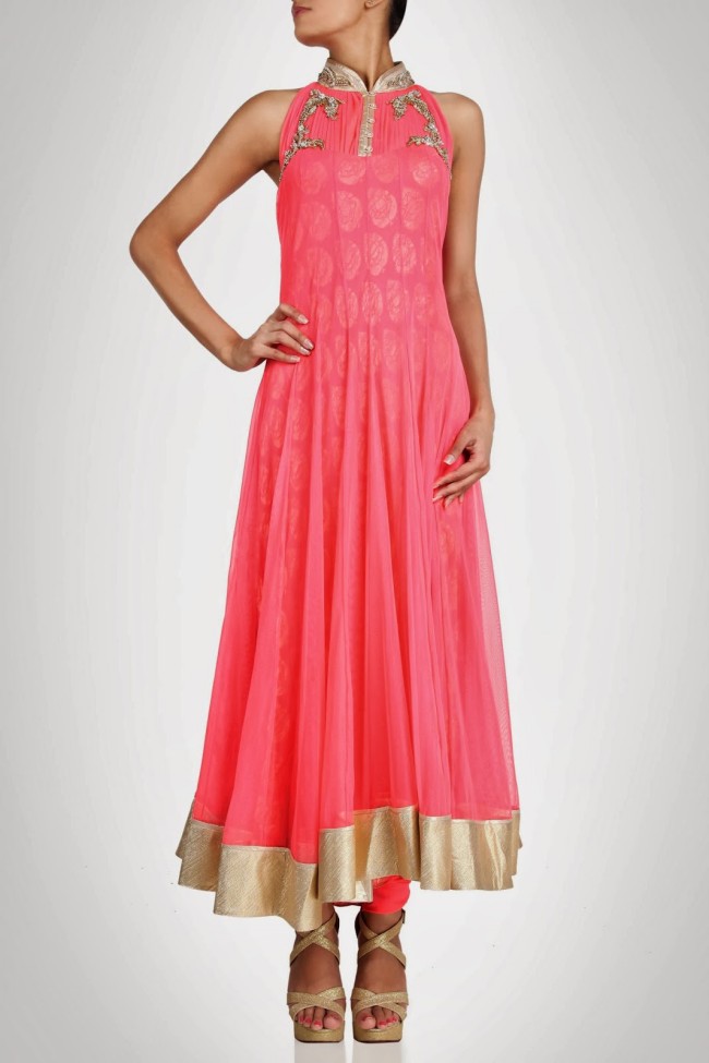 Amazing-Style-Designer-Wedding-Anarkali-Churidar-Frock-And-Sarees-Dress-by-Gaurav-Gupta-4