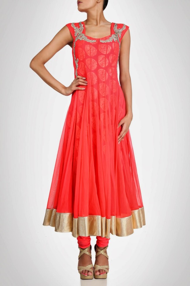 Amazing-Style-Designer-Wedding-Anarkali-Churidar-Frock-And-Sarees-Dress-by-Gaurav-Gupta-6