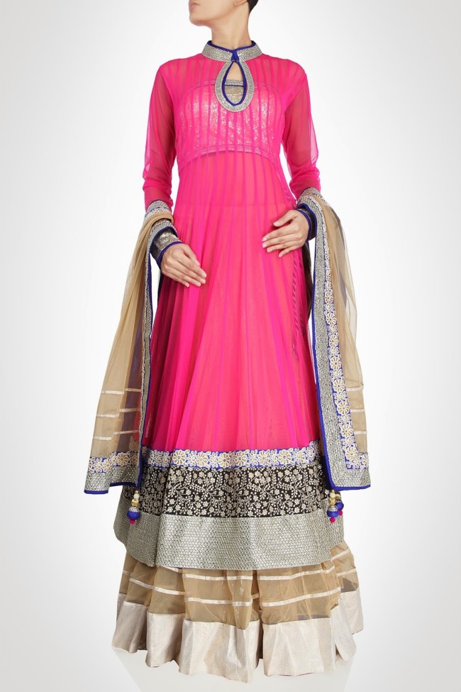 Anarkali-Bridal-Wedding-Lehenga-New-Fashion-Outfits-by-Kiran-&-Shruti-Aksh-