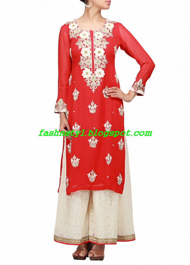 Anarkali-Fancy-Embroidered-Churidar-Frock-New-Fashion-For-Girls-by-Designer-Kalki-1