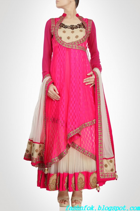 Anarkali-Gorgeous-Bridal- Wedding-Ankle-Length-Dress-by-Designer-Kiran-&-Shruti-Aksh-12