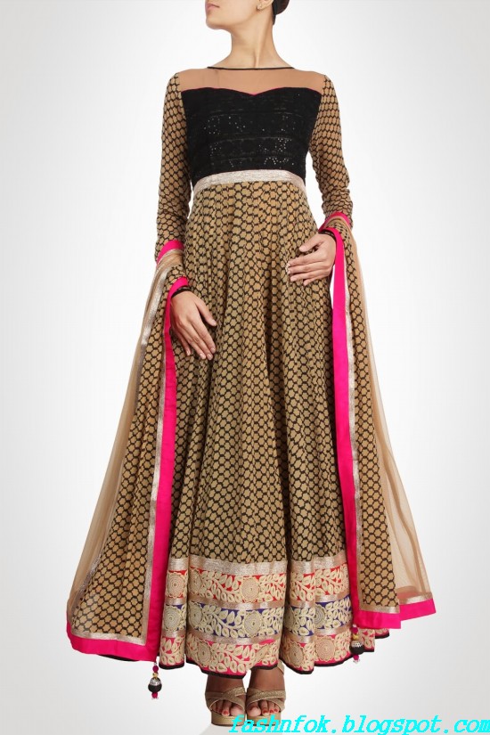 Anarkali-Gorgeous-Bridal- Wedding-Ankle-Length-Dress-by-Designer-Kiran-&-Shruti-Aksh-7