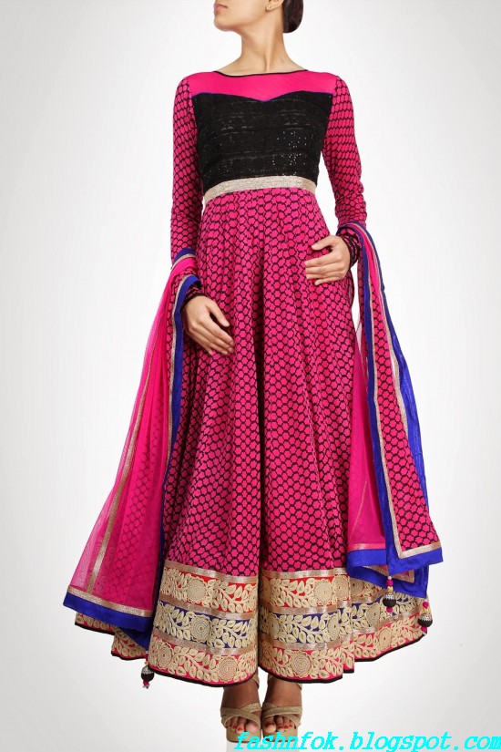 Anarkali-Gorgeous-Bridal- Wedding-Ankle-Length-Dress-by-Designer-Kiran-&-Shruti-Aksh-8