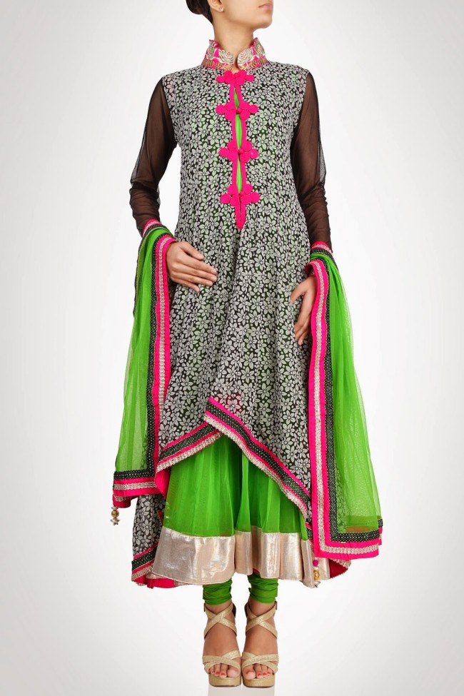 Beautiful-Gorgeous-Wedding-Bridal-Anarkali-Frock-Dresses-for-Girls-Fashion-by-Designer-Kiran-&-Shruti-Aksh-10