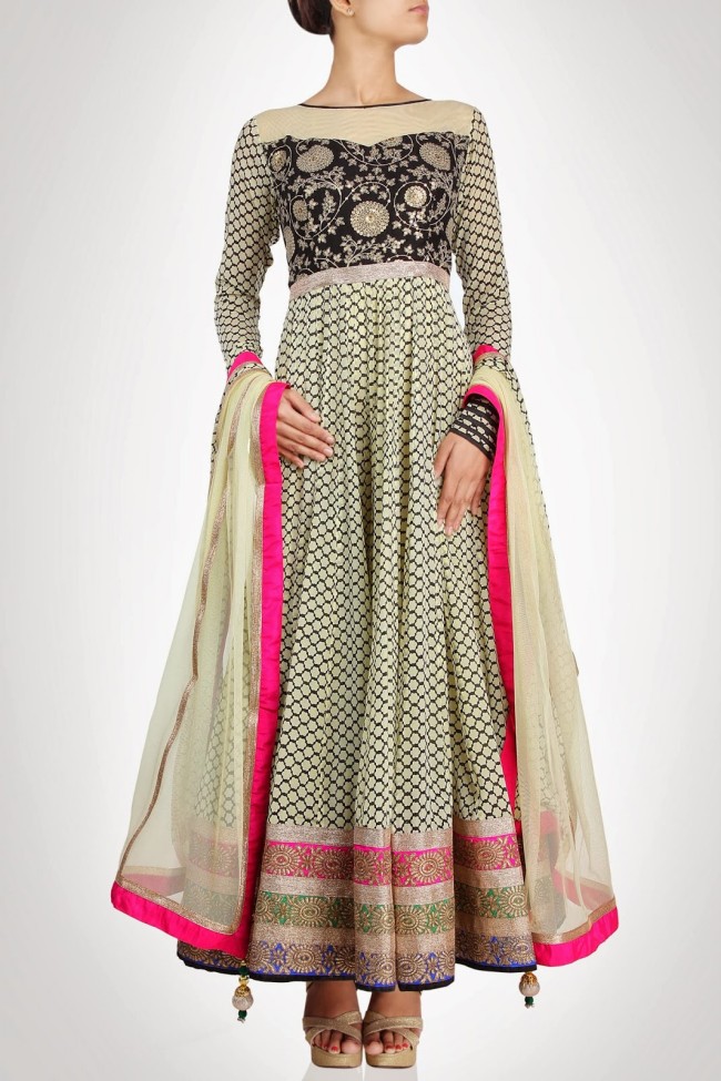 Beautiful-Gorgeous-Wedding-Bridal-Anarkali-Frock-Dresses-for-Girls-Fashion-by-Designer-Kiran-&-Shruti-Aksh-11