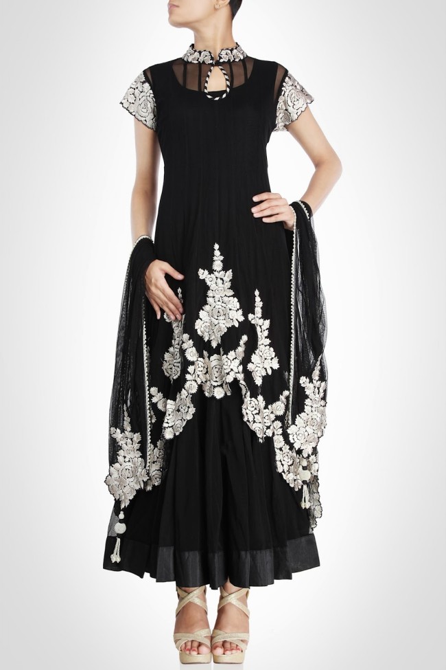 Beautiful-Gorgeous-Wedding-Bridal-Anarkali-Frock-Dresses-for-Girls-Fashion-by-Designer-Kiran-&-Shruti-Aksh-7