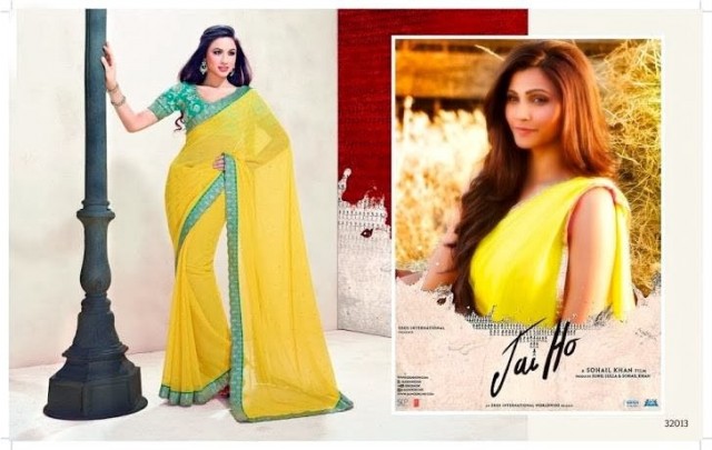 Bollywood-Movie-Jai-Ho-Saree-Dress-Indian-Womens-Girls-Wear-New-Fashion-Suits-Sari-1