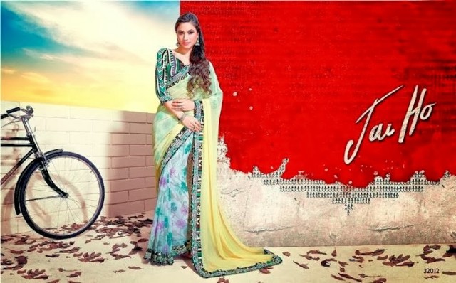 Bollywood-Movie-Jai-Ho-Saree-Dress-Indian-Womens-Girls-Wear-New-Fashion-Suits-Sari-10
