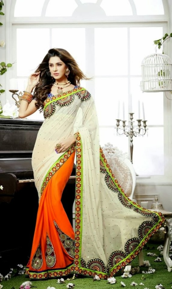 Bridal-Wedding-Rich-Heavy-Embroidered-Sarees-Designs-Lehanga-Style-Fancy-Sari-New-Fashion-11