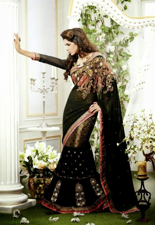 Bridal-Wedding-Rich-Heavy-Embroidered-Sarees-Designs-Lehanga-Style-Fancy-Sari-New-Fashion-13
