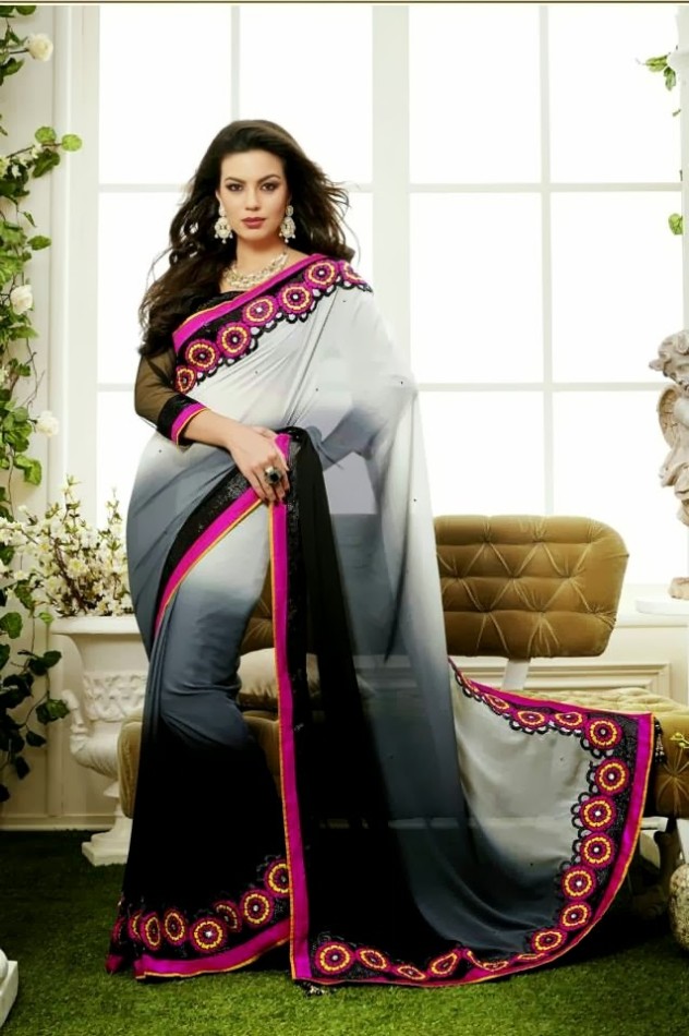 Bridal-Wedding-Rich-Heavy-Embroidered-Sarees-Designs-Lehanga-Style-Fancy-Sari-New-Fashion-9
