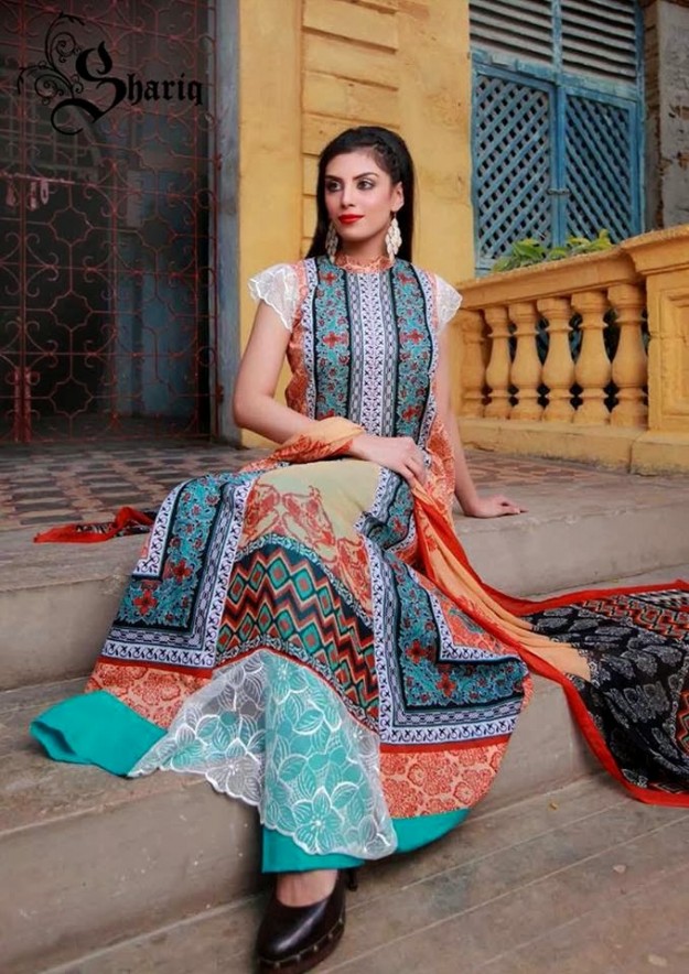 Girls-New-Fashion-Libas-Crinkle-Lawn-Dress-Summer-Spring-Suits-By-Shariq-Textile-4