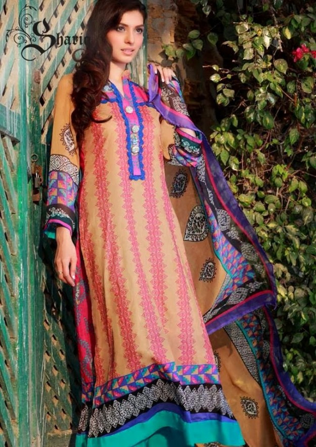 Girls-New-Fashion-Libas-Crinkle-Lawn-Dress-Summer-Spring-Suits-By-Shariq-Textile-9