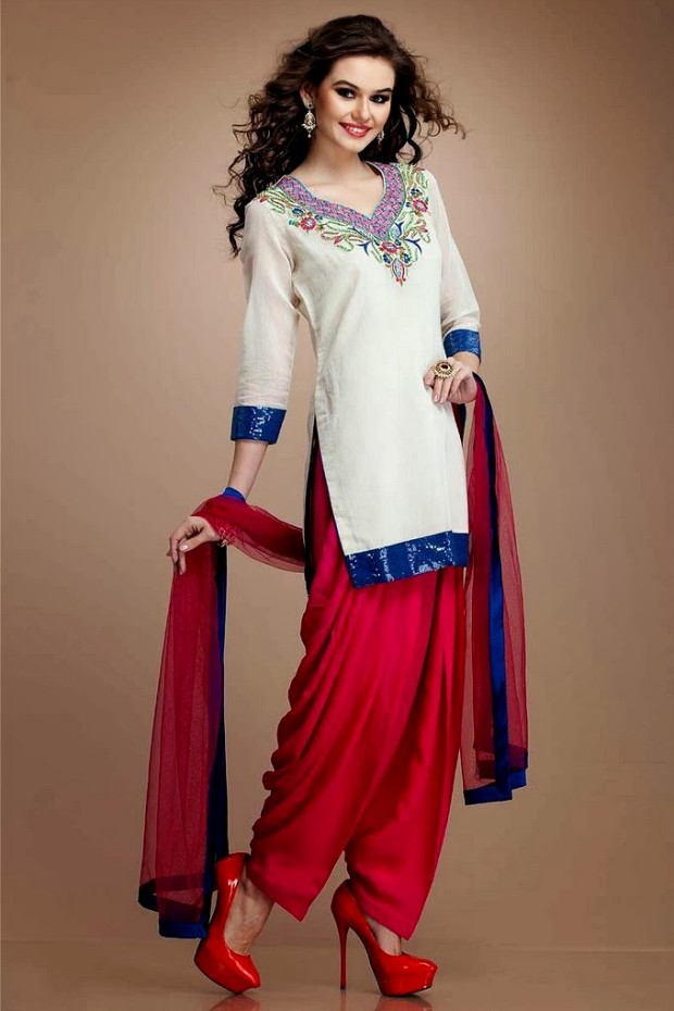 Patiala-Shalwar-Kameez-Trouser-Short-Kurti-Kurta-Girls-New-Fashion-Punjabi-Dresses-4