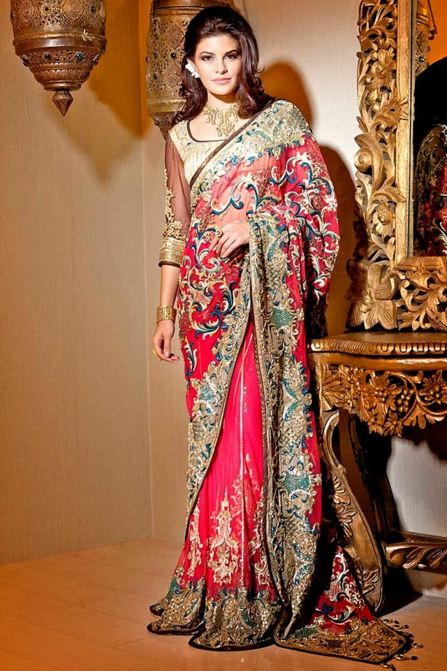 party wear sarees latest fashion