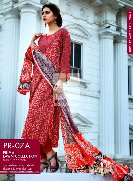 Girls-Wear-Summer-Dress-Chunri-Prints-Block-Prints-Embroidered-Single-Lawn-New-Fashion-Suit-by-Gul-Ahmed-1