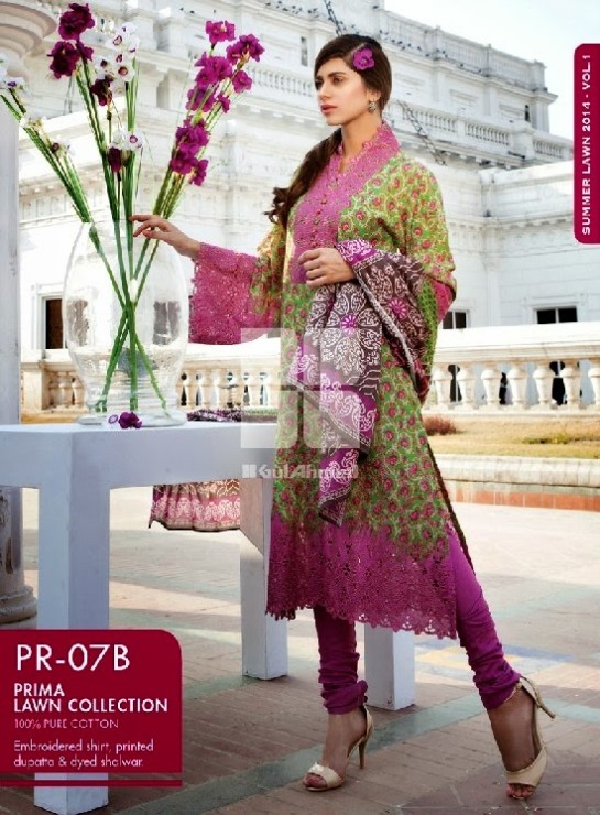 Girls-Wear-Summer-Dress-Chunri-Prints-Block-Prints-Embroidered-Single-Lawn-New-Fashion-Suit-by-Gul-Ahmed-2