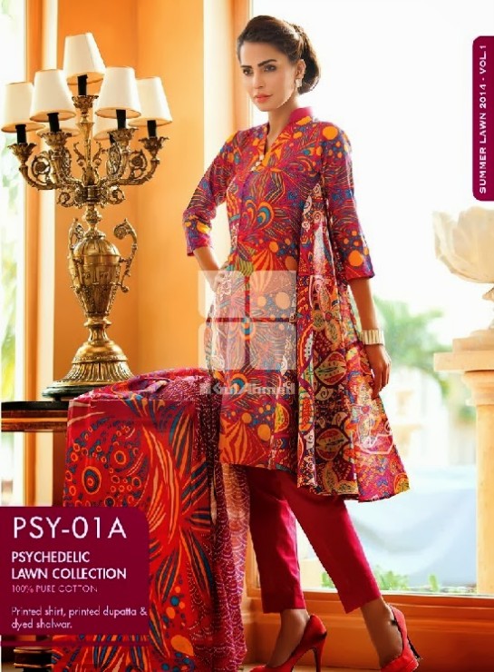 Girls-Wear-Summer-Dress-Chunri-Prints-Block-Prints-Embroidered-Single-Lawn-New-Fashion-Suit-by-Gul-Ahmed-8