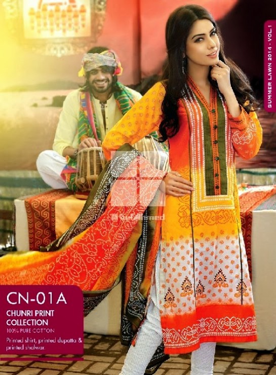Girls-Wear-Summer-Dress-Chunri-Prints-Block-Prints-Embroidered-Single-Lawn-New-Fashion-Suits-by-Gul-Ahmed-10
