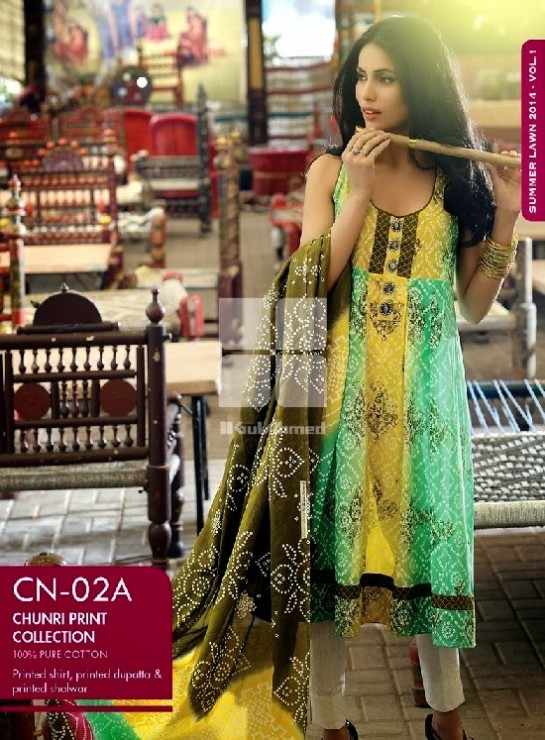 Girls-Wear-Summer-Dress-Chunri-Prints-Block-Prints-Embroidered-Single-Lawn-New-Fashion-Suits-by-Gul-Ahmed-12