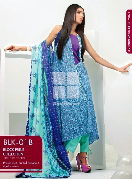 Girls-Wear-Summer-Dress-Chunri-Prints-Block-Prints-Embroidered-Single-Lawn-New-Fashion-Suits-by-Gul-Ahmed-2