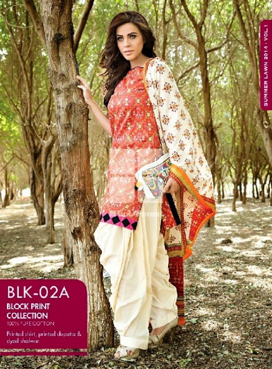 Girls-Wear-Summer-Dress-Chunri-Prints-Block-Prints-Embroidered-Single-Lawn-New-Fashion-Suits-by-Gul-Ahmed-4