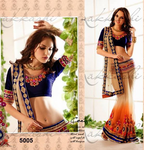 Wedding-Bridals-Indian-Colorful-Printed-New-Fashion-Sarees-Sari-Wear-Style-by-Nakkashi-12