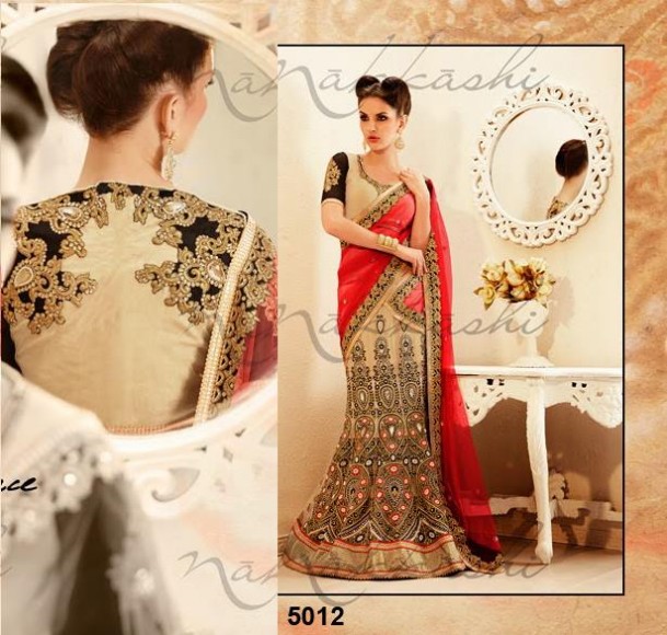 Wedding-Bridals-Indian-Colorful-Printed-New-Fashion-Sarees-Sari-Wear-Style-by-Nakkashi-14