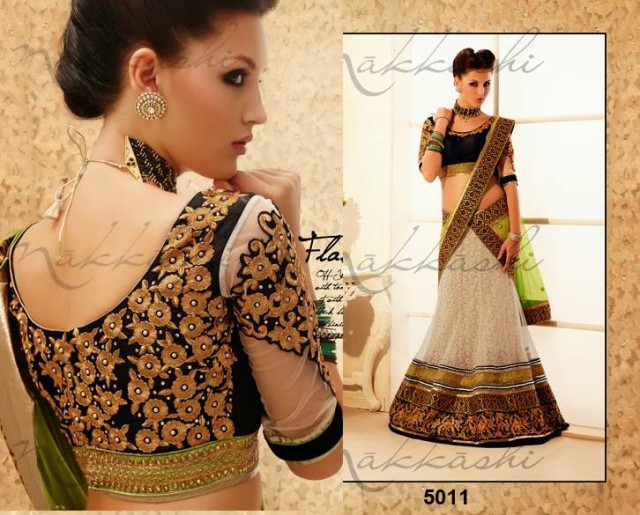 Wedding-Bridals-Indian-Colorful-Printed-New-Fashion-Sarees-Sari-Wear-Style-by-Nakkashi-4
