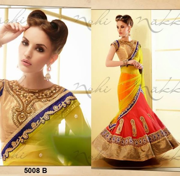 Wedding-Bridals-Indian-Colorful-Printed-New-Fashion-Sarees-Sari-Wear-Style-by-Nakkashi-8