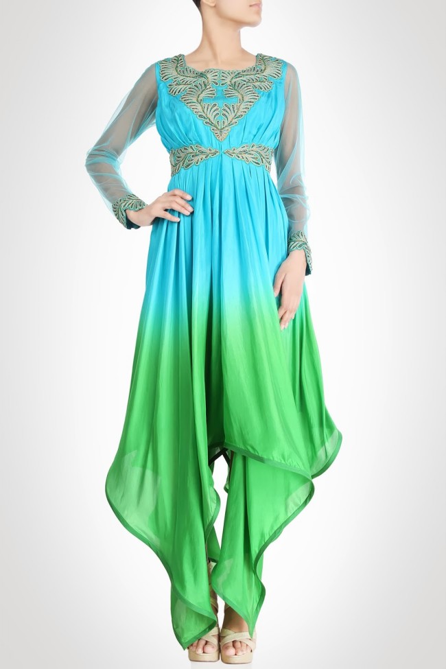 Beautiful-Suits-of-Indian-Best-Dress-Designer-Ravishing-New-Fancy-Anarkali-Frock-1
