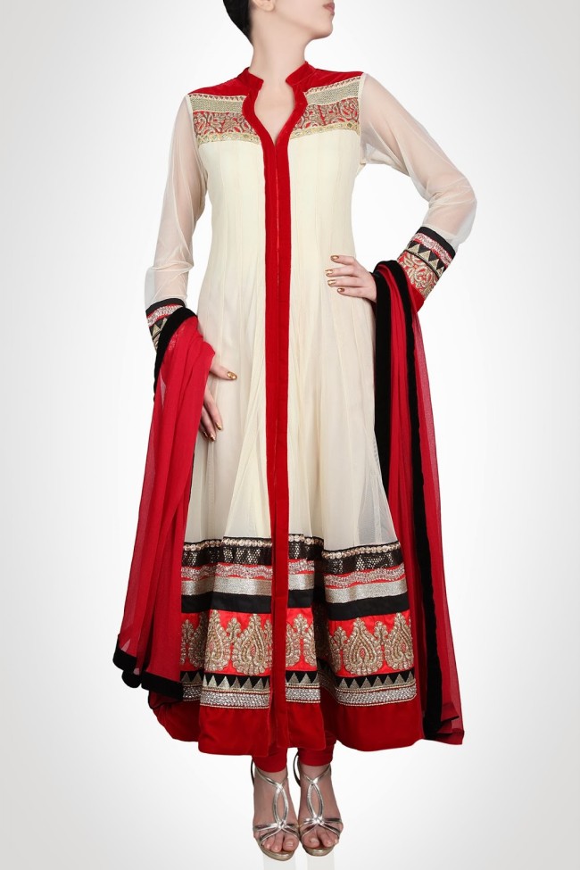 Beautiful-Suits-of-Indian-Best-Dress-Designer-Ravishing-New-Fancy-Anarkali-Frock-4