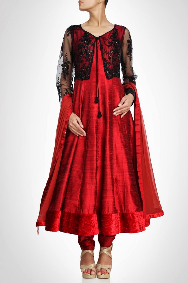 Beautiful-Suits-of-Indian-Best-Dress-Designer-Ravishing-New-Fancy-Anarkali-Frock-7