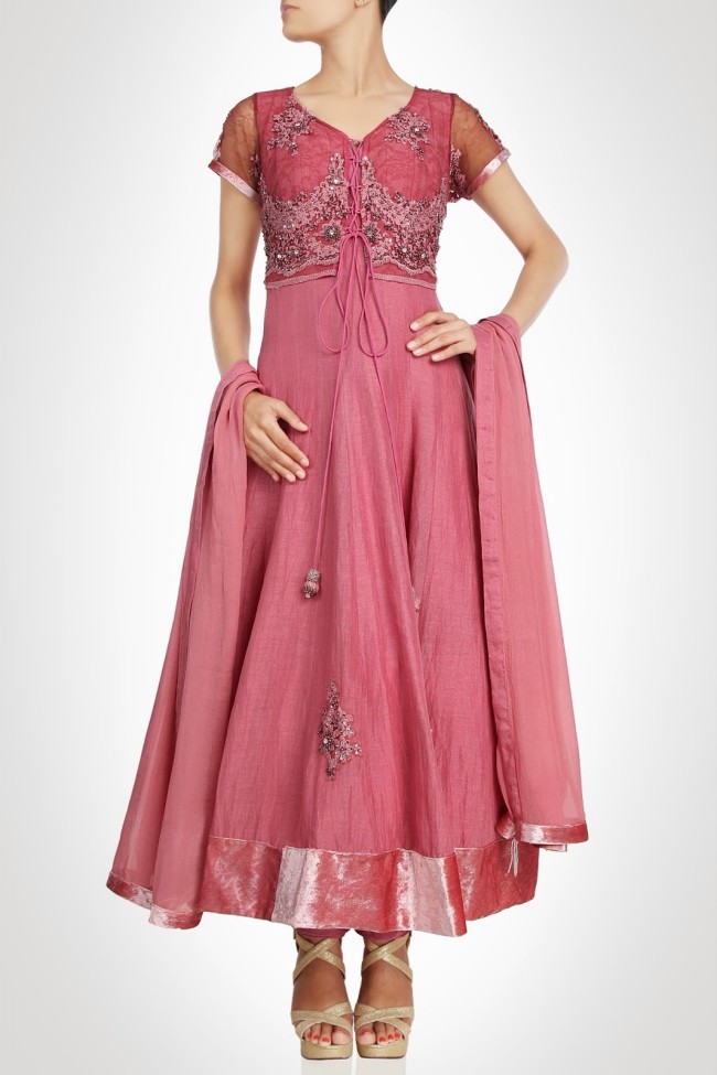 Beautiful-Suits-of-Indian-Best-Dress-Designer-Ravishing-New-Fancy-Anarkali-Frock-8
