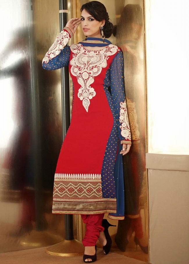 Womens-Girl-Wear-Beautiful-Stylish-Anarkali-Churidar-Salwar-Kameez-Suits-Latest-Fashion-Outfits-6