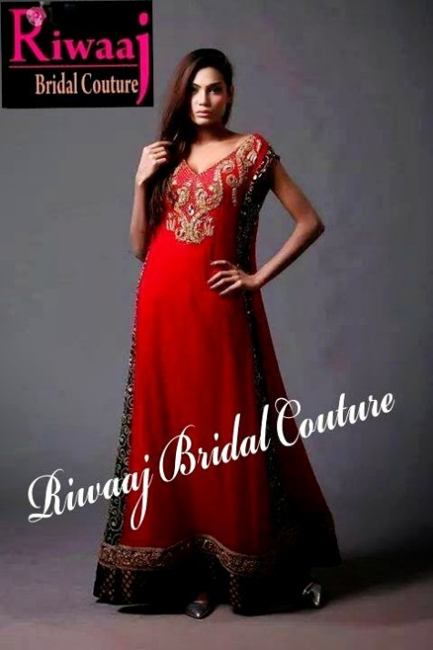 Riwaaj-Couture-Bridal-Wedding-Party-Wear-Cute-Stylish-New-Fashion-Dress-for-Girls-Women-6