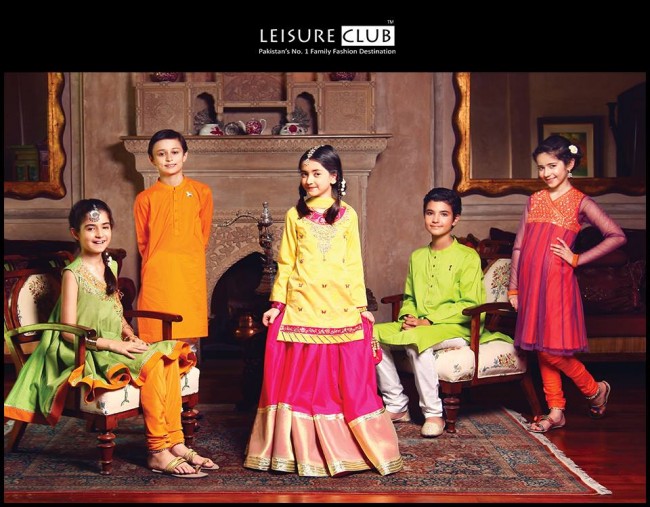 Kids-Child-Colorful-Eid-Ul-Fitr-Wear-New-Fashion-Dress-by-Leisure-Club-