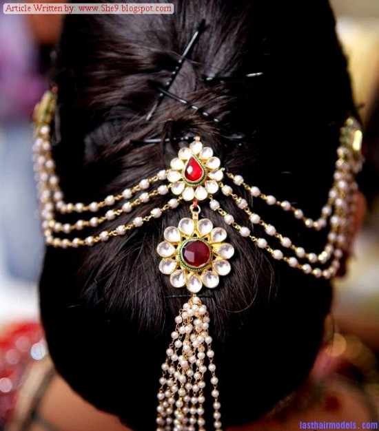 Girls-Women-Wedding-Bridal-New-Fashion-Best-Hairstyles-for-Walima-Party-Receptions-6