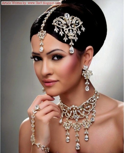 Girls-Women-Wedding-Bridal-New-Fashion-Best-Hairstyles-for-Walima-Party-Receptions-7
