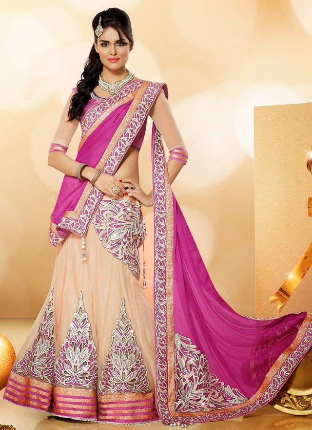 Indian-Party-Wear-Lehanga-Choli-Saree-Designs-New-Fashion-Dress-for-Girls-Women-7