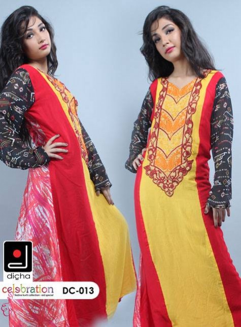 Womens-Girl-Embroidered-Eid-Ul-Azha-Wear-New-Fashion-Kurti-Kurta-Dresses-by-Dicha-5