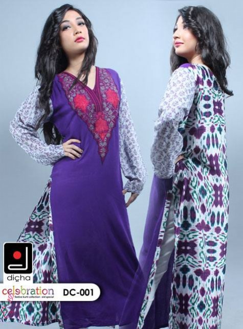 Womens-Girl-Embroidered-Eid-Ul-Azha-Wear-New-Fashion-Kurti-Kurta-Dresses-by-Dicha-9