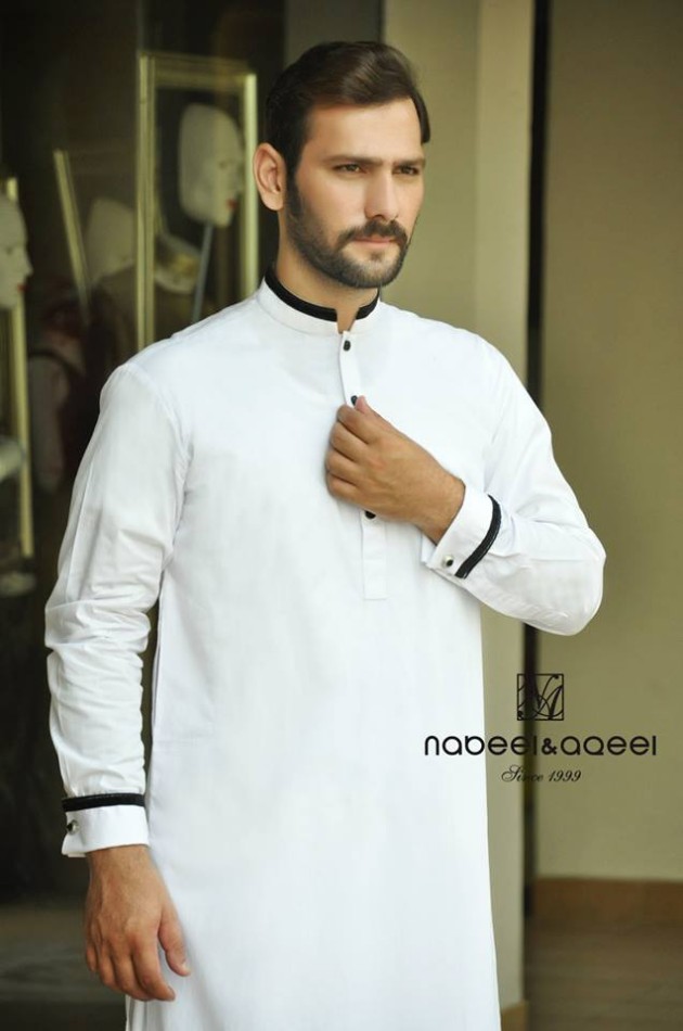 Mens-Gents-Wear-Kurta-Pajama-Shalwar-Kamiz-New-Fashion-Suits-Dress-by-Nabeel-Aqeel-1