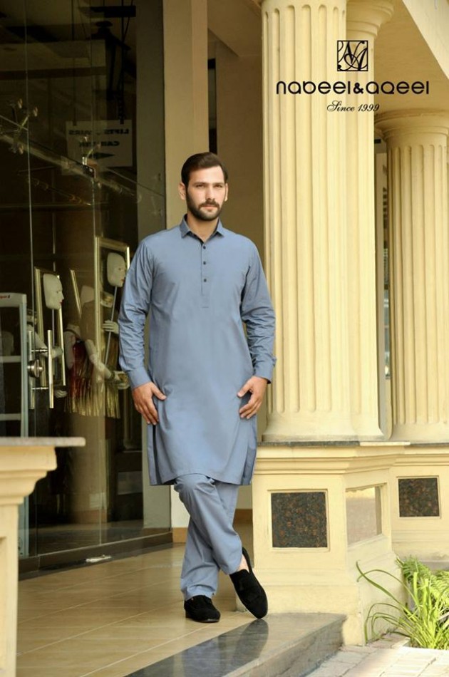 Mens-Gents-Wear-Kurta-Pajama-Shalwar-Kamiz-New-Fashion-Suits-Dress-by-Nabeel-Aqeel-10