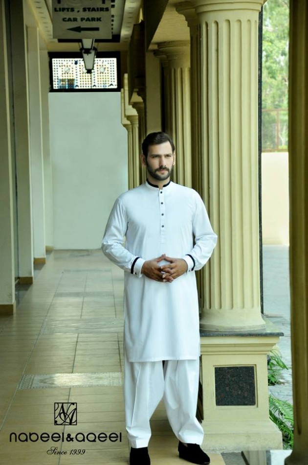 Mens-Gents-Wear-Kurta-Pajama-Shalwar-Kamiz-New-Fashion-Suits-Dress-by-Nabeel-Aqeel-12