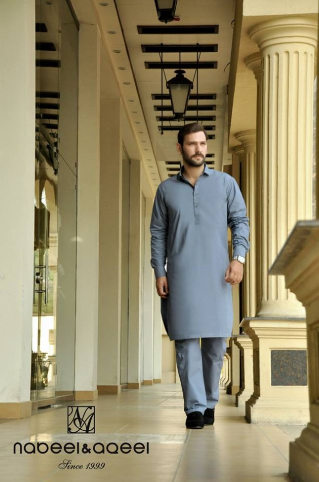 Mens-Gents-Wear-Kurta-Pajama-Shalwar-Kamiz-New-Fashion-Suits-Dress-by-Nabeel-Aqeel-6