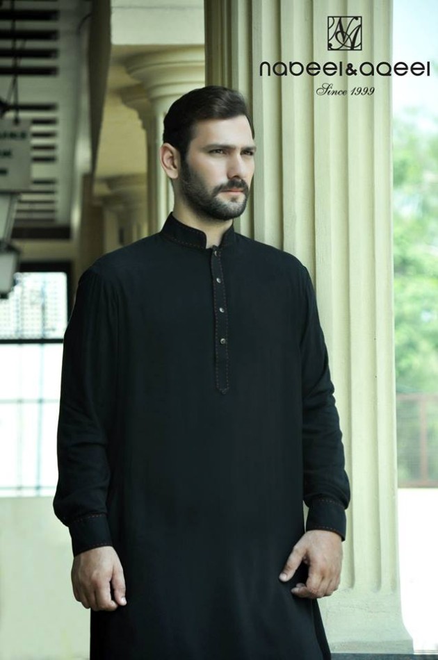 Mens-Gents-Wear-Kurta-Pajama-Shalwar-Kamiz-New-Fashion-Suits-Dress-by-Nabeel-Aqeel-8
